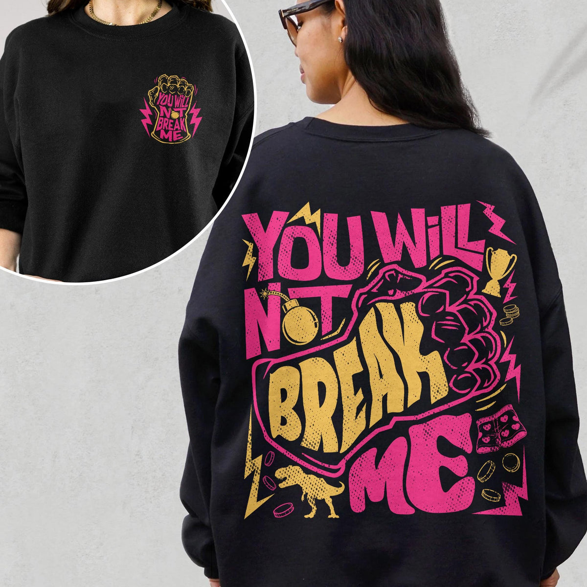 Dungeon Crawler Carl You Will Not Break Me Crewneck