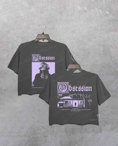 Obsession Movie 2026  Curry Barker Gothic Horror Crop Shirt
