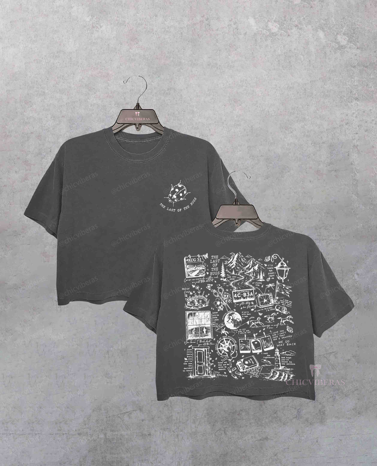 The Divide NK The Last Of The Bugs Crop Shirt