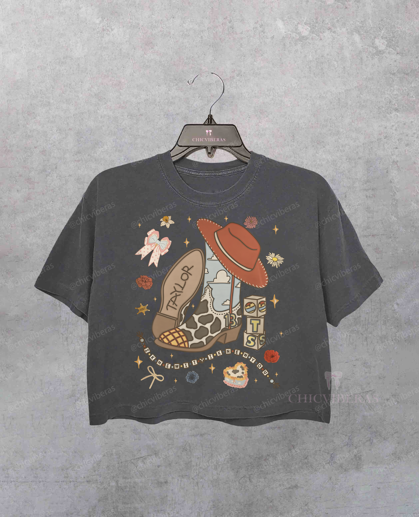 Vintage I Knew It I Knew You TS 5 Friendship Crop Shirt