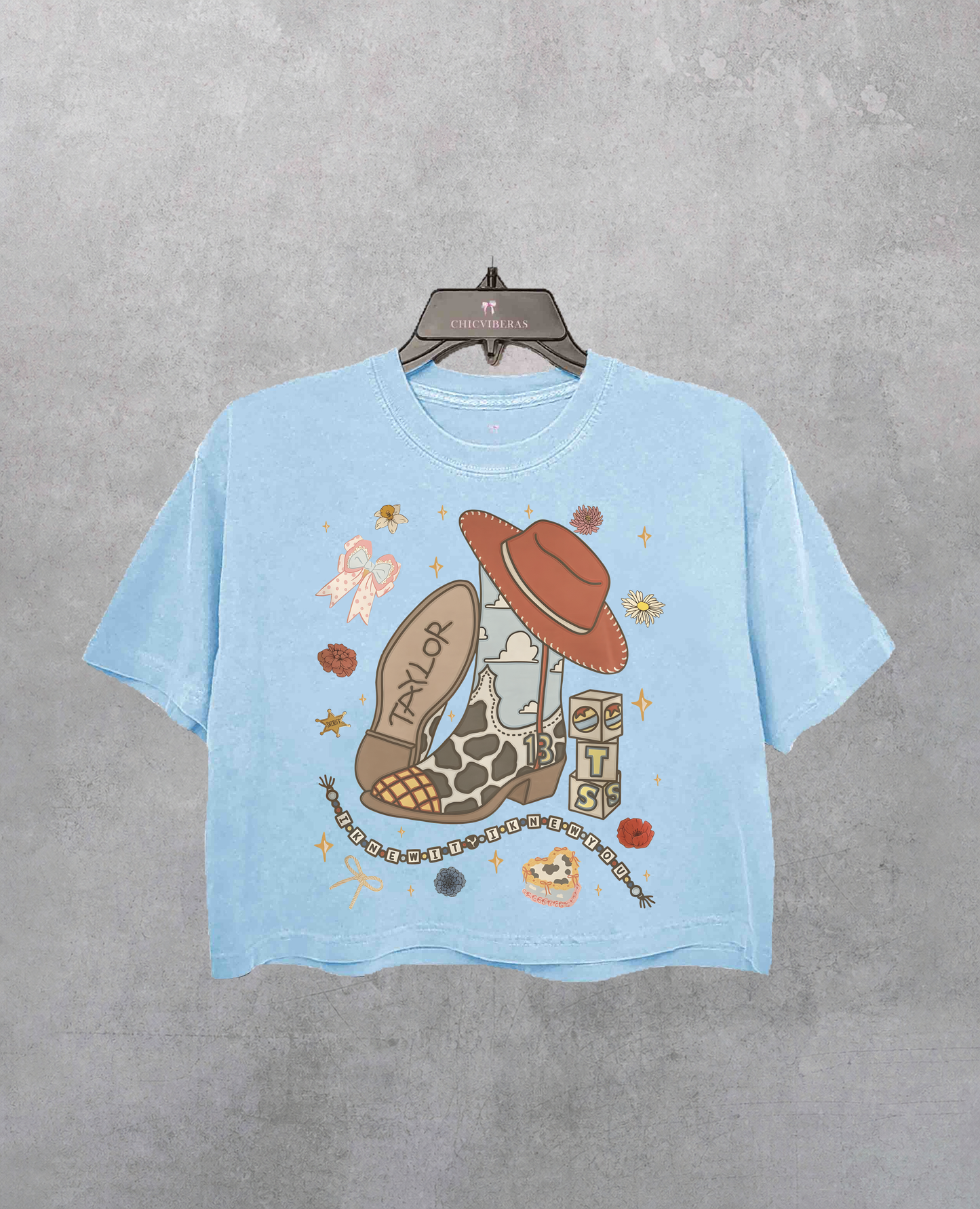 Vintage I Knew It I Knew You TS 5 Friendship Crop Shirt