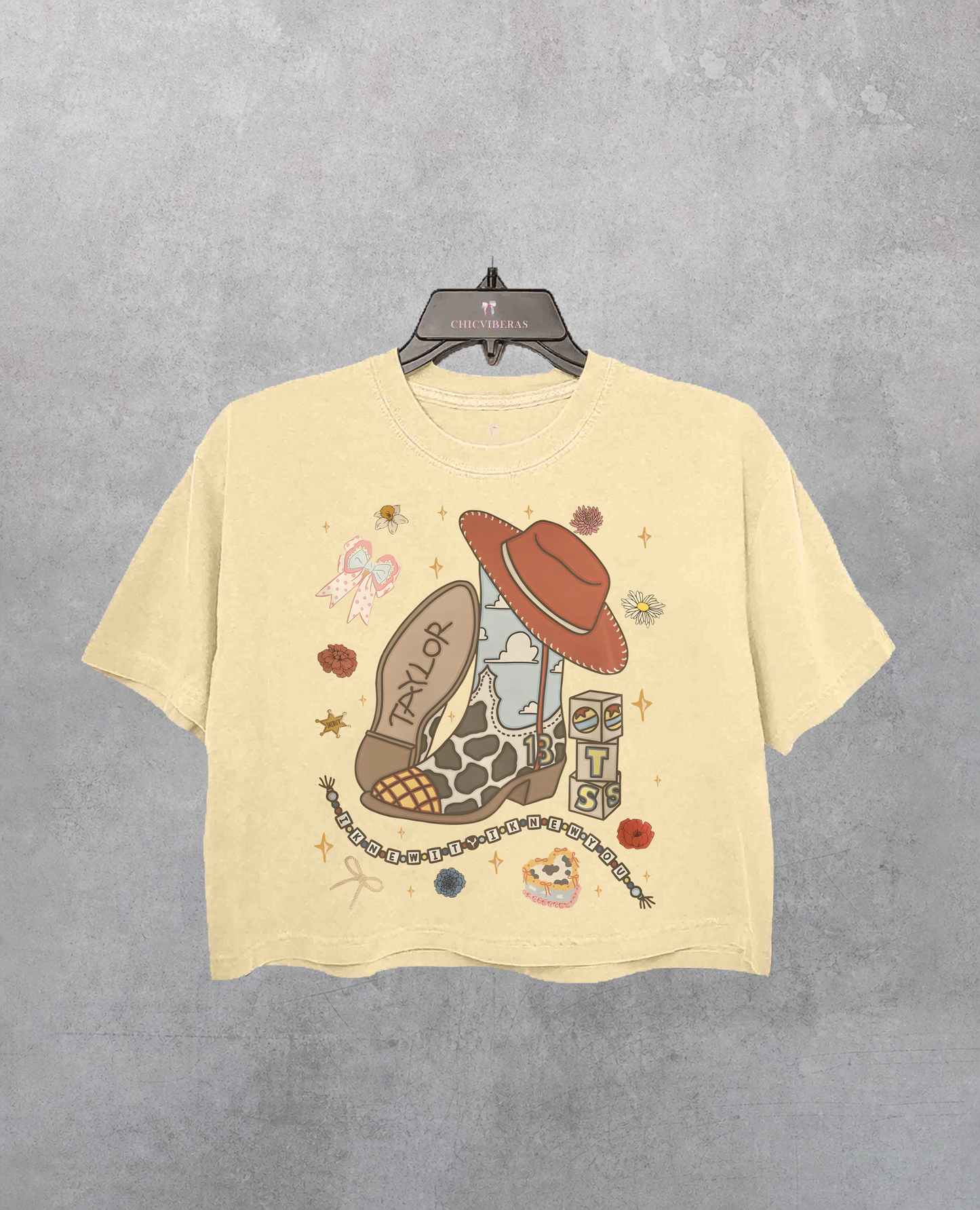 Vintage I Knew It I Knew You TS 5 Friendship Crop Shirt
