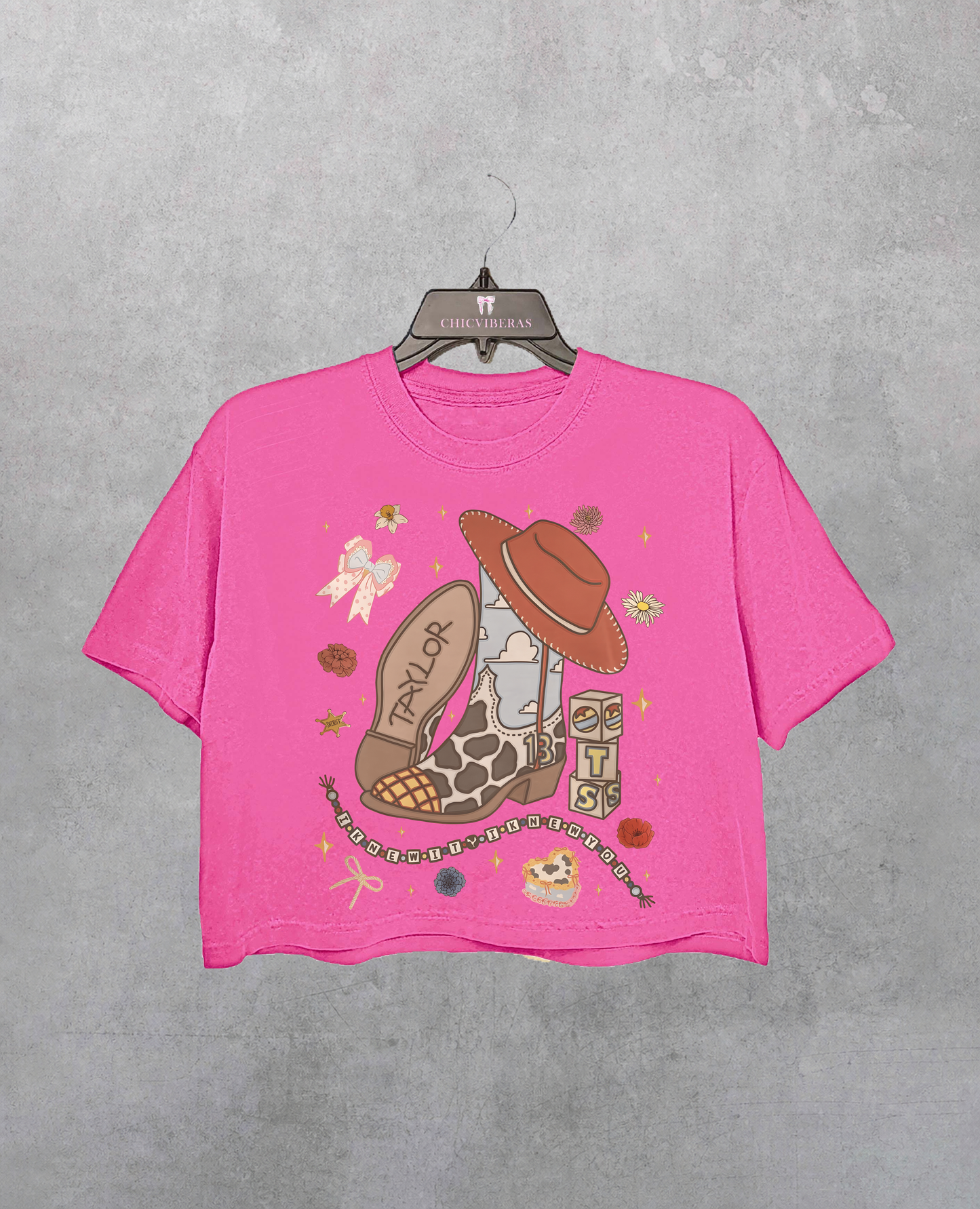 Vintage I Knew It I Knew You TS 5 Friendship Crop Shirt