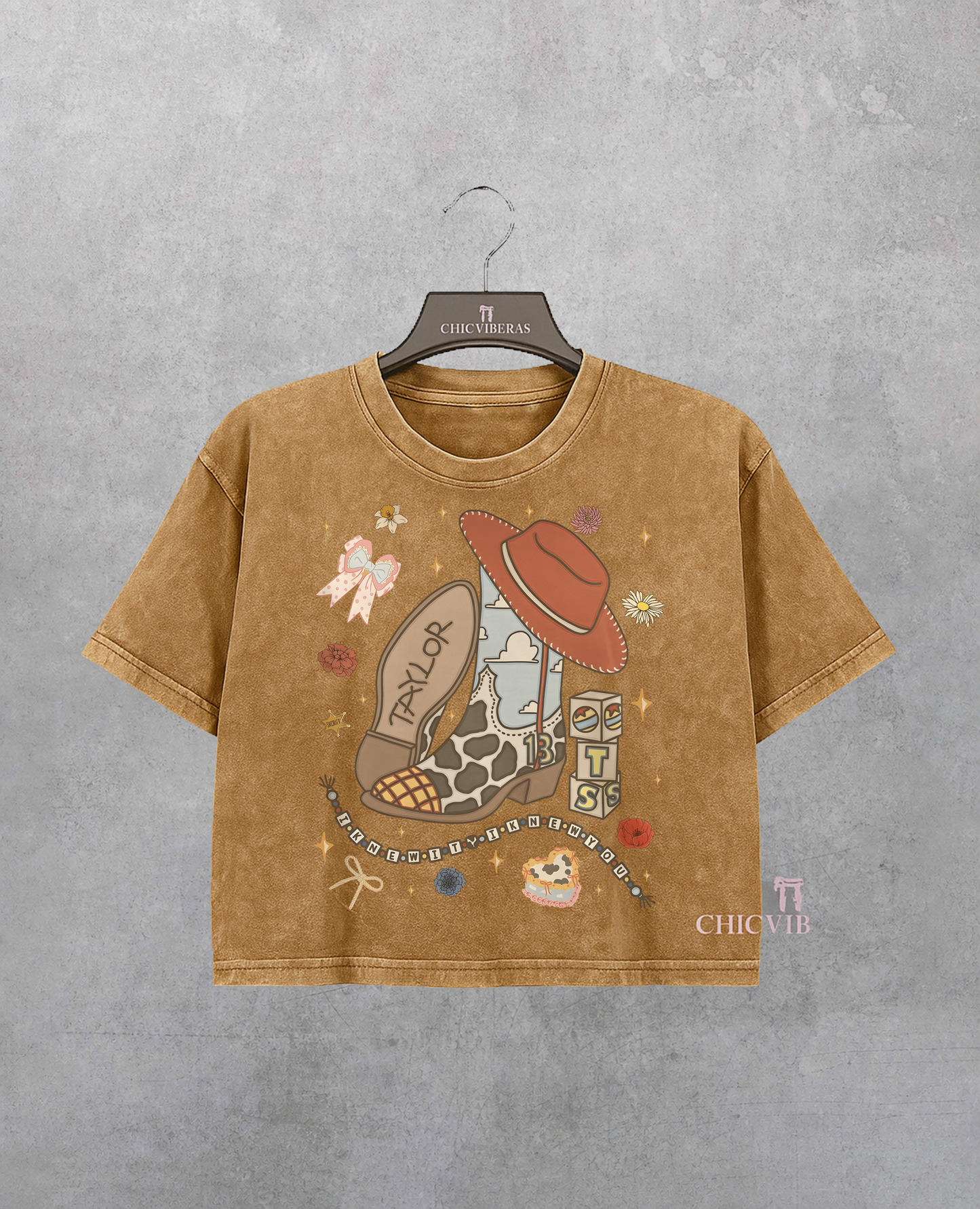 Vintage I Knew It I Knew You TS 5 Friendship Crop Shirt