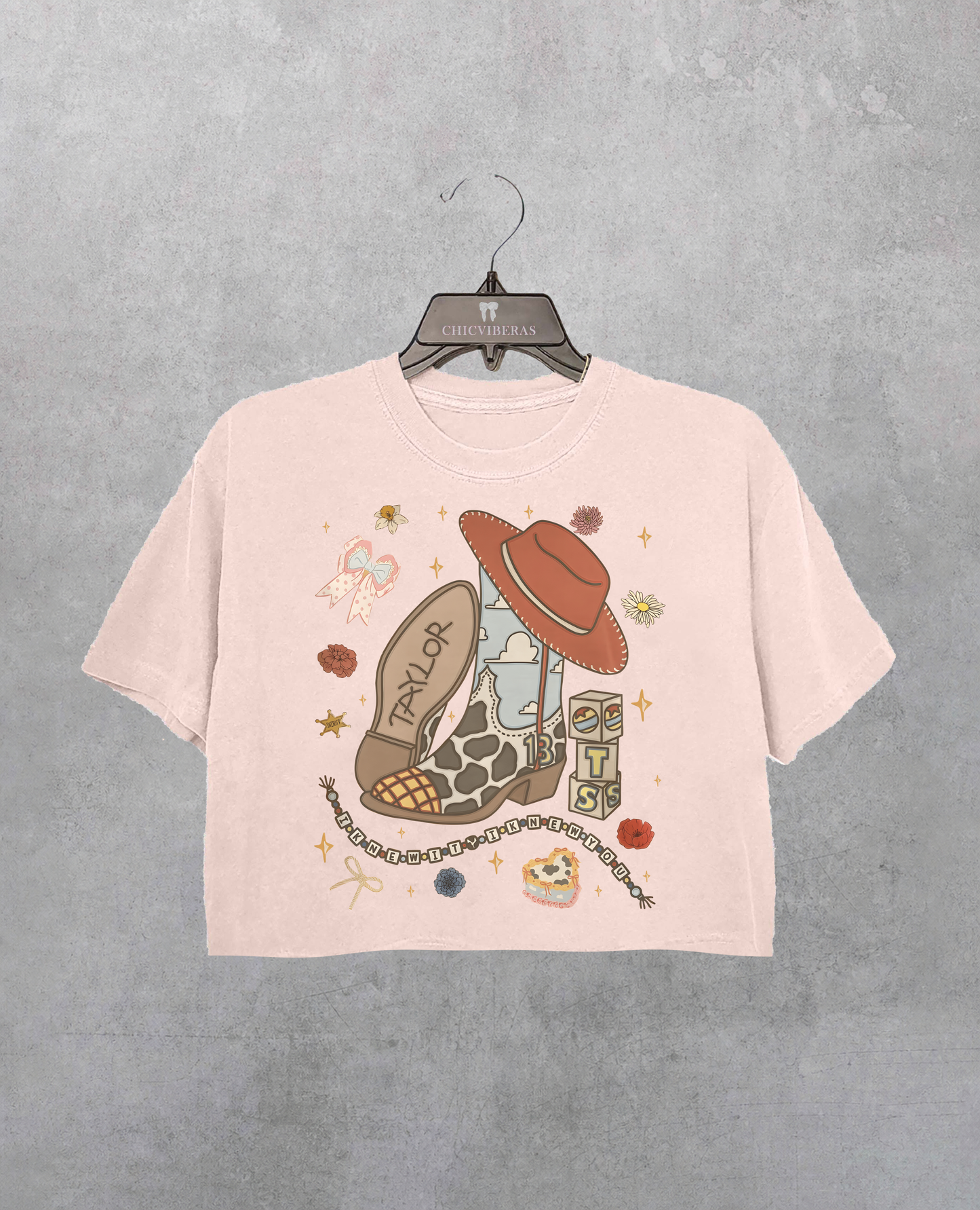 Vintage I Knew It I Knew You TS 5 Friendship Crop Shirt