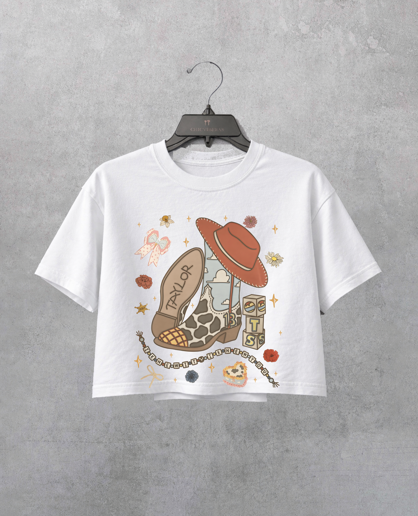 Vintage I Knew It I Knew You TS 5 Friendship Crop Shirt
