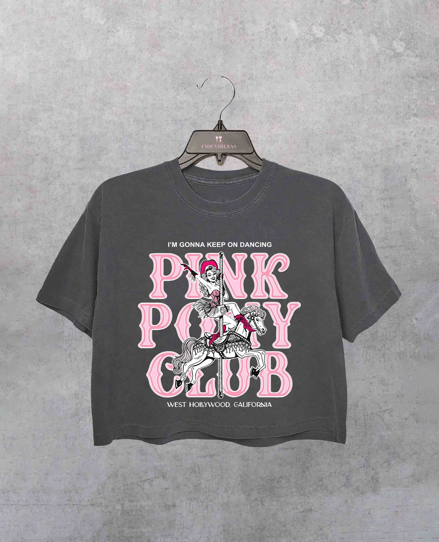 Pink Pony Club Chapell Roan Crop Shirt