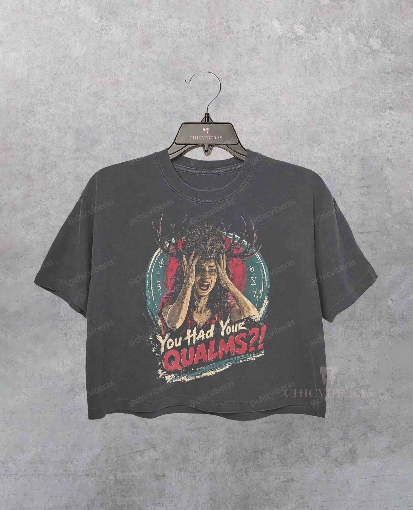 You Had Your Qualms Widow's Bay Patricia Crop Shirt