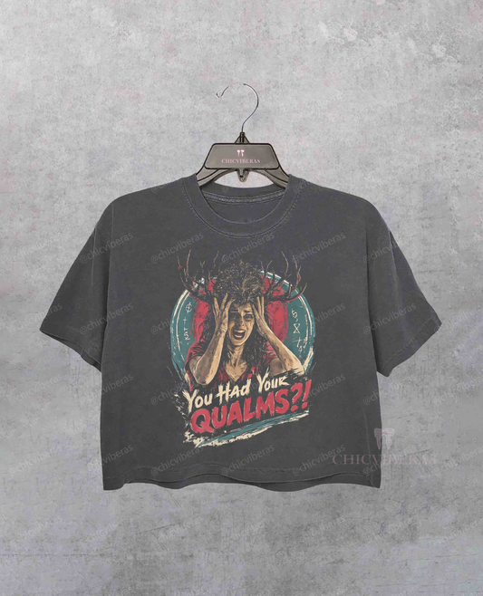 You Had Your Qualms Widow's Bay Patricia Crop Shirt