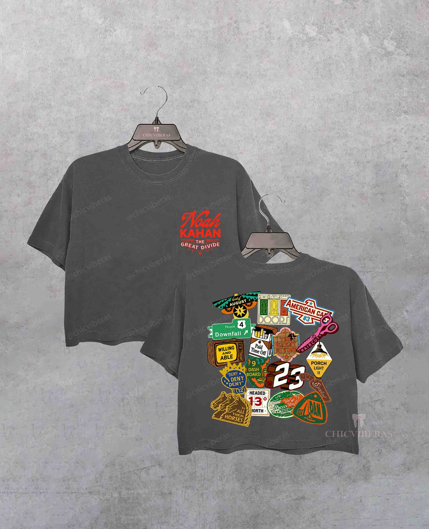 Indie Folk Porch Light On Crop Shirt