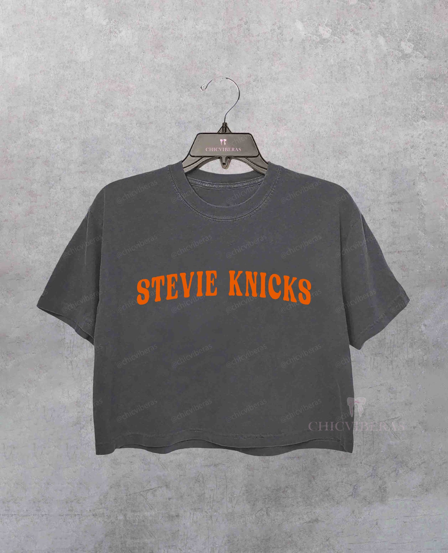 Stevie Knicks Celebrity Inspired Game Day Crop Shirt