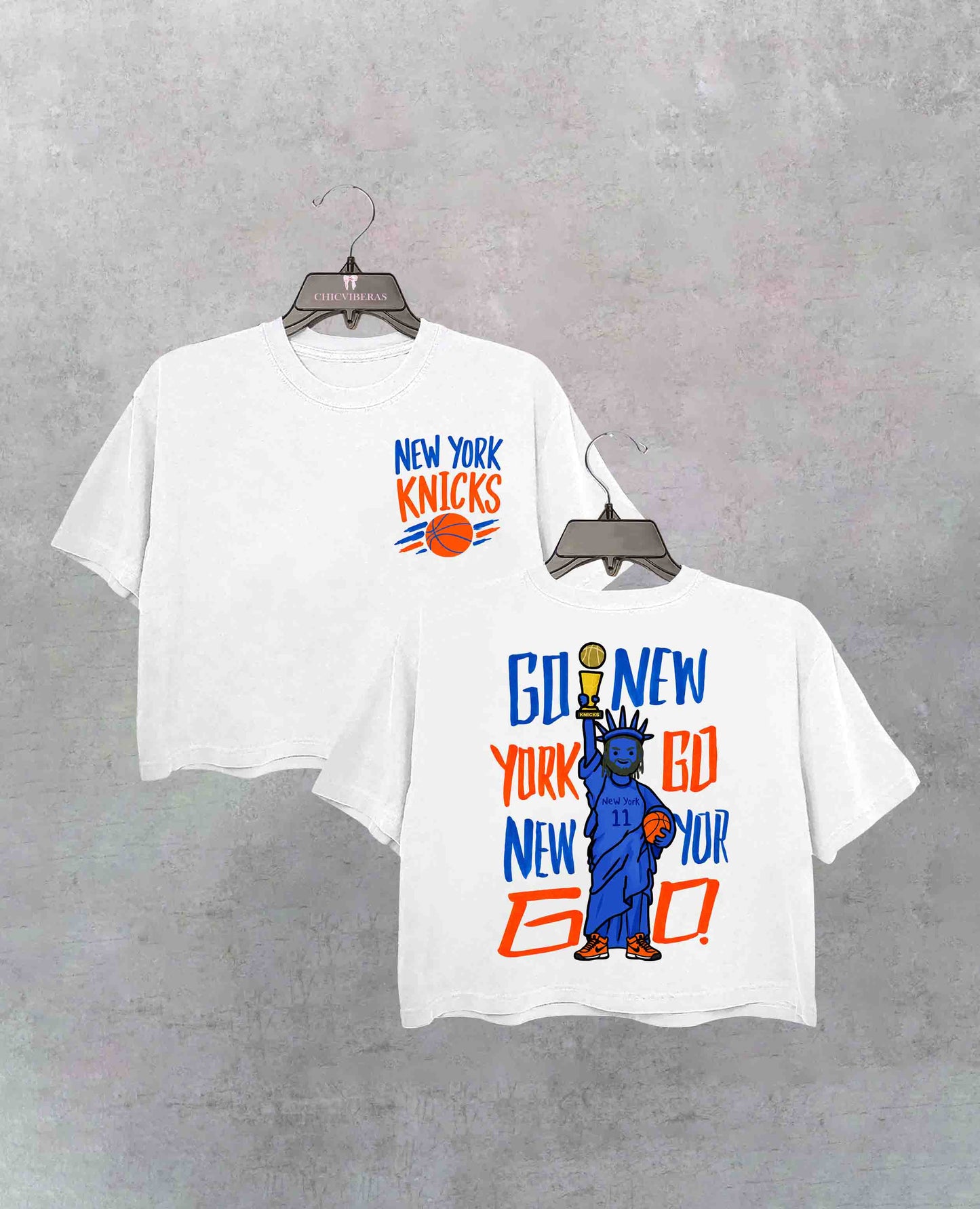 Go New York Go New York Basketball Crop Shirt