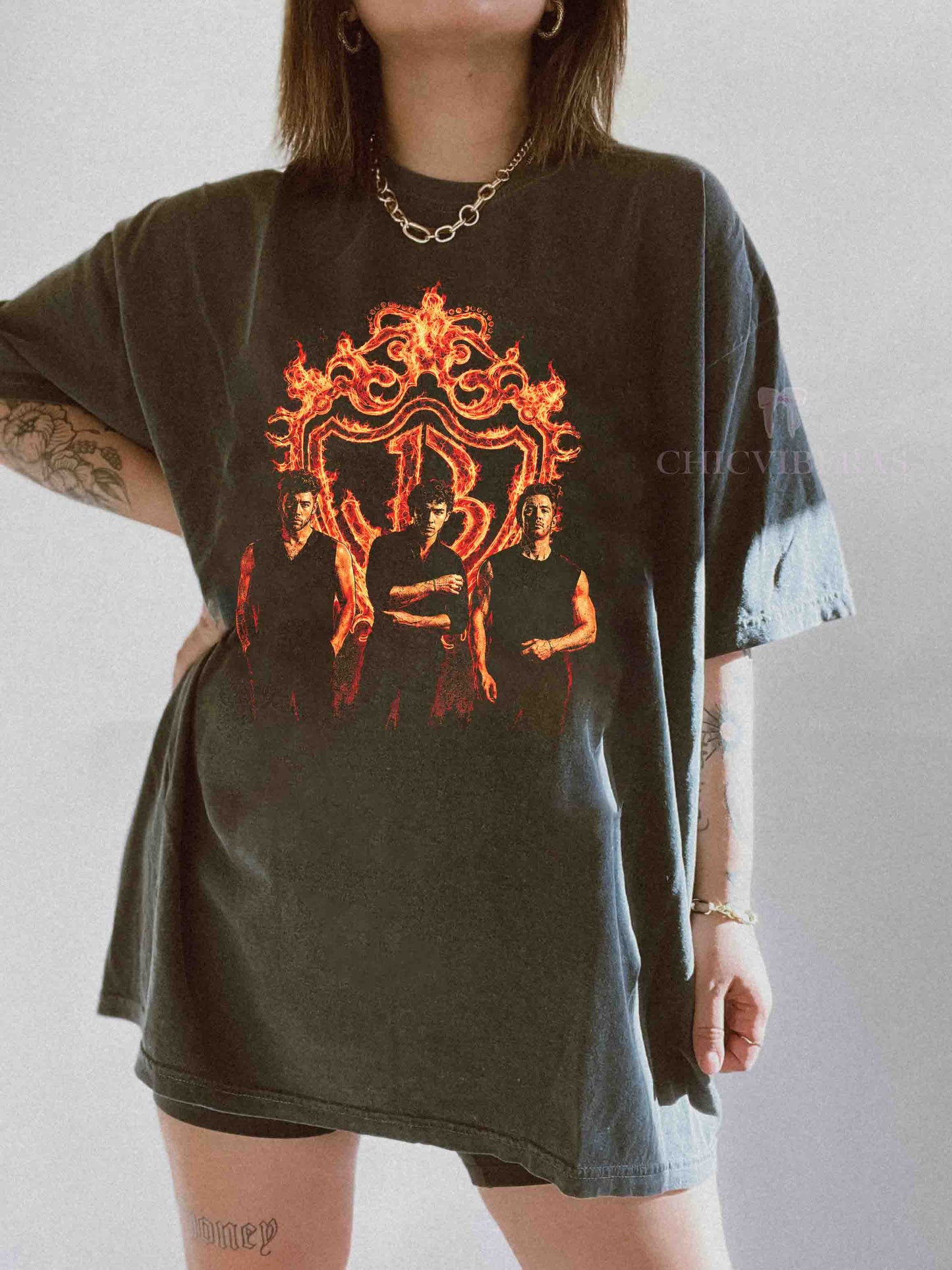 Jonas Brothers Burning Up Tour 2026 Tee