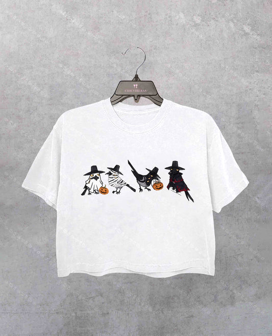 Halloween Sussy Kpop Demon Hunters Crop Shirt