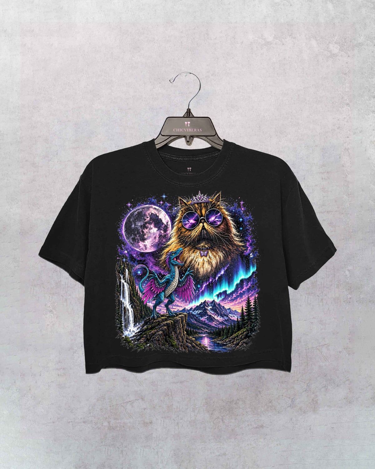 Vintage Princess Donut Dungeon Crawler Carl Crop Shirt