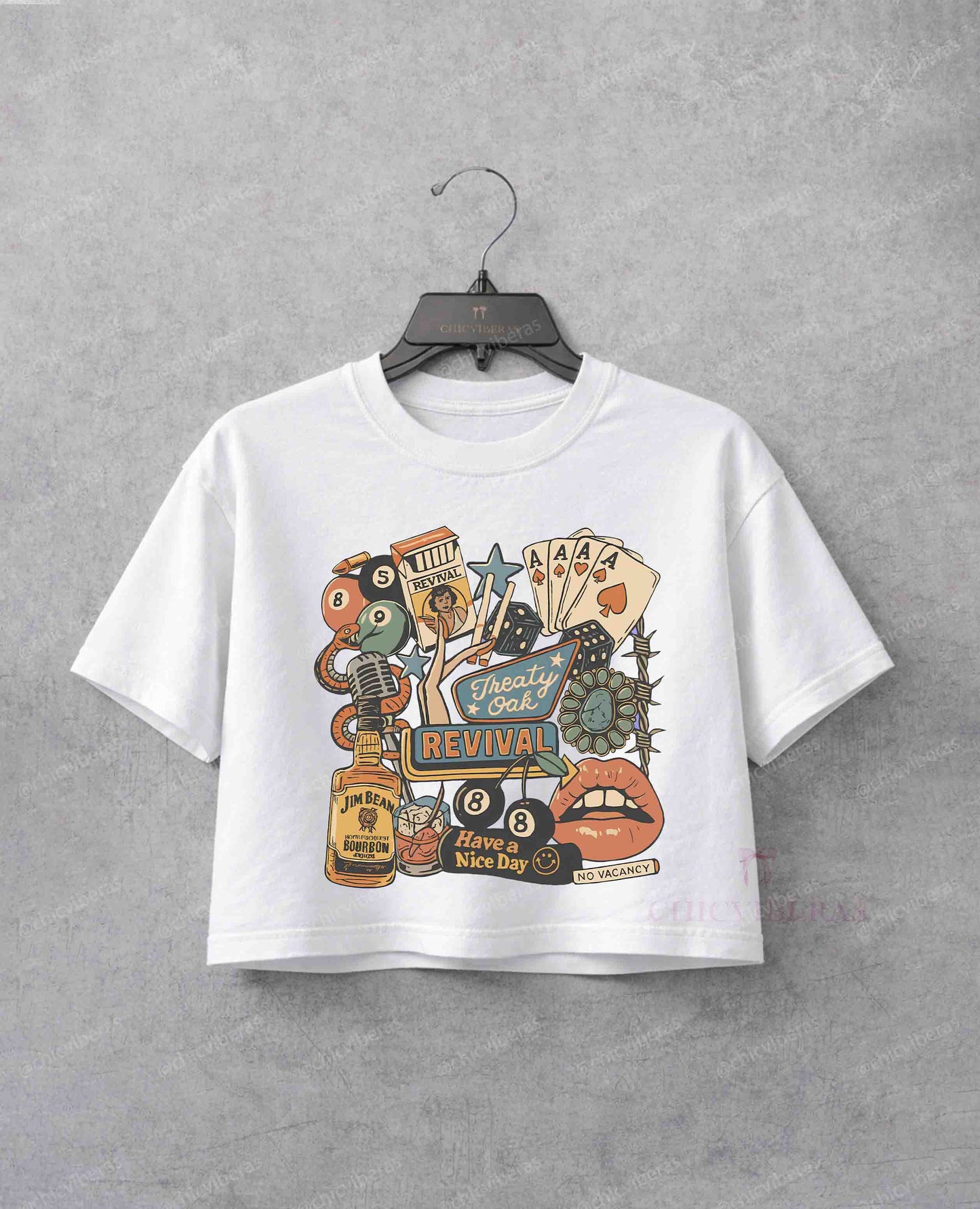 Treaty Oak Revival Country Music Lover Crop Shirt