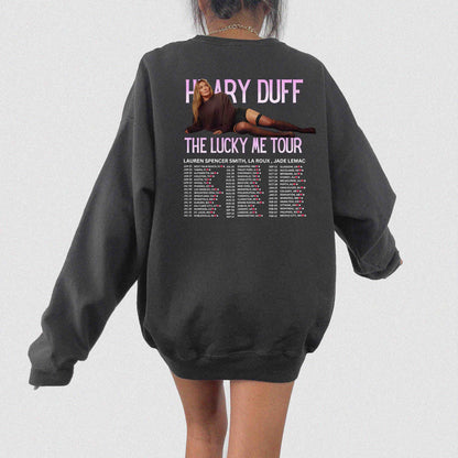 Hilary Duff The Lucky Me Tour 2026 Crewneck