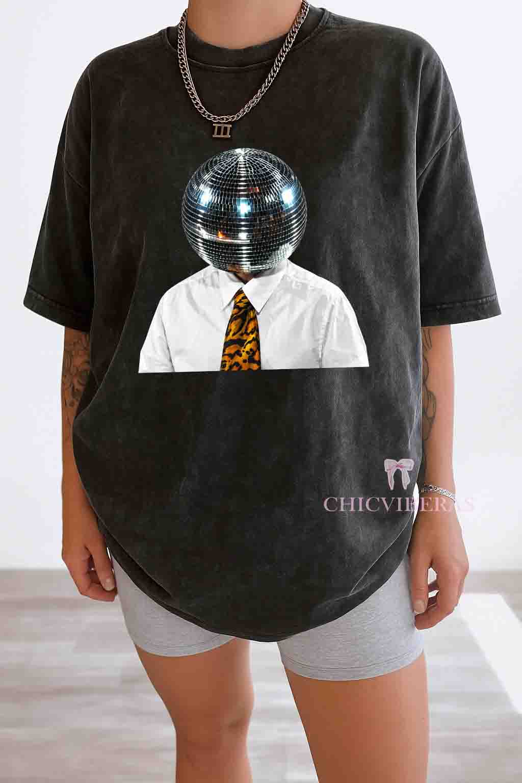 Disco Ball Head HS Together Together Tour Tee