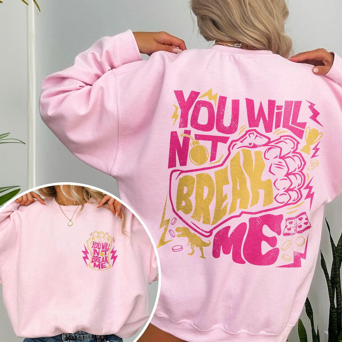 Dungeon Crawler Carl You Will Not Break Me Crewneck