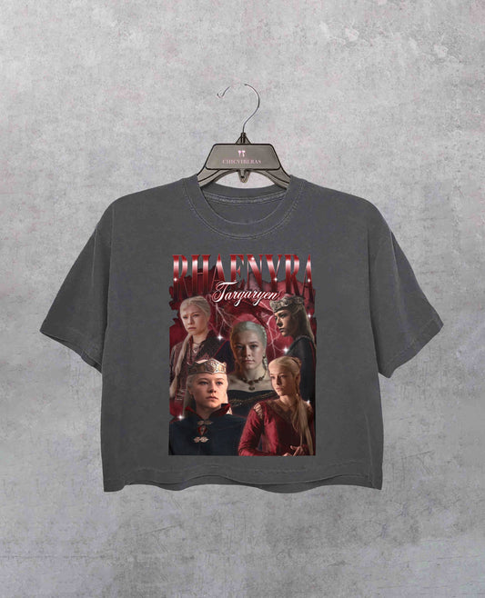 Rhaenyra Targaryen House Of The Dragon Crop Shirt