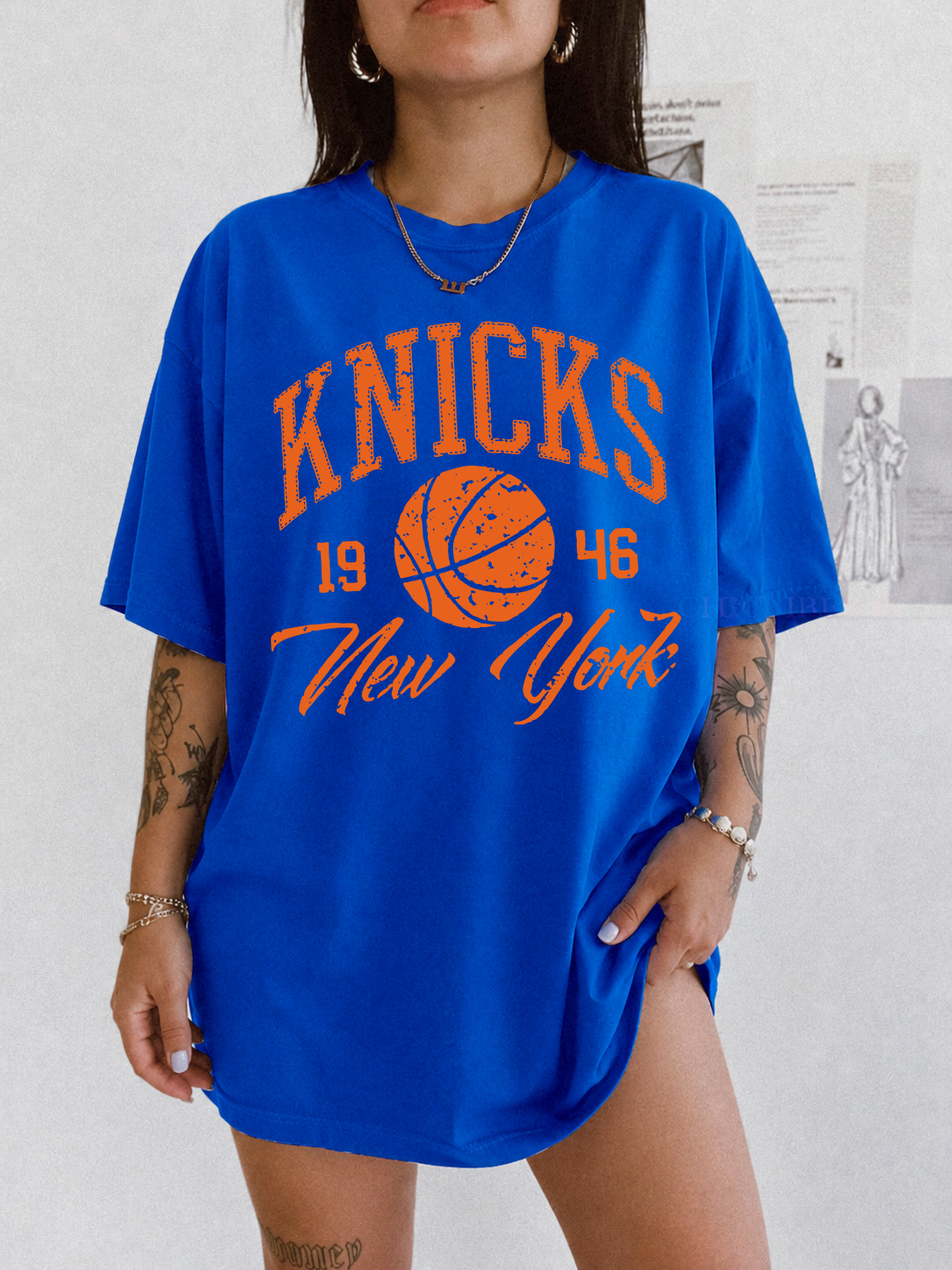 New York Knicks Boxy Tee