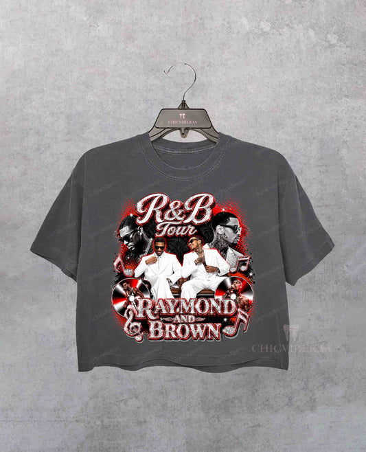 R&B Tour Inspired Music Lovers Crop Shirt