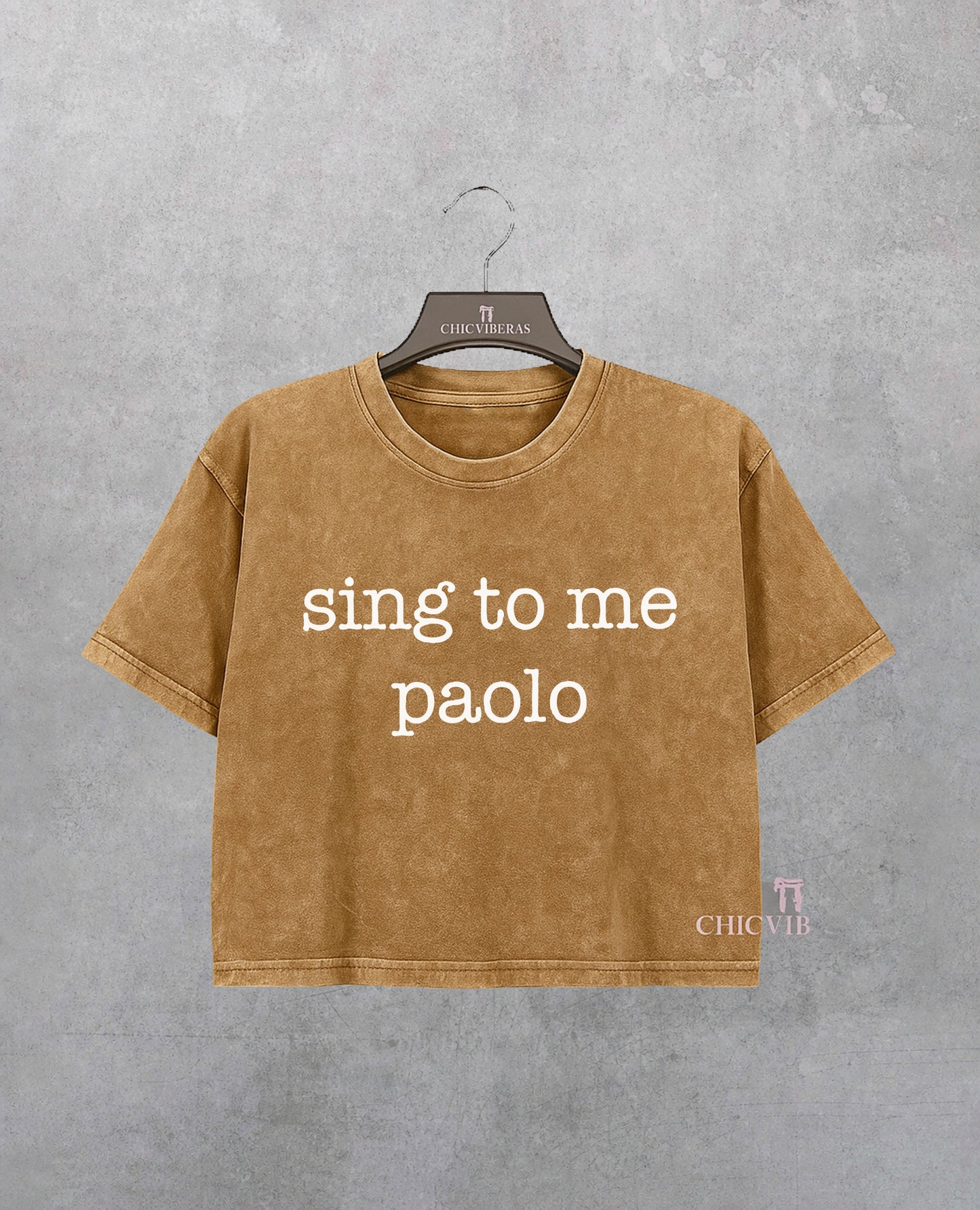 Sing to me paolo lizzie mcguire Crop Shirt