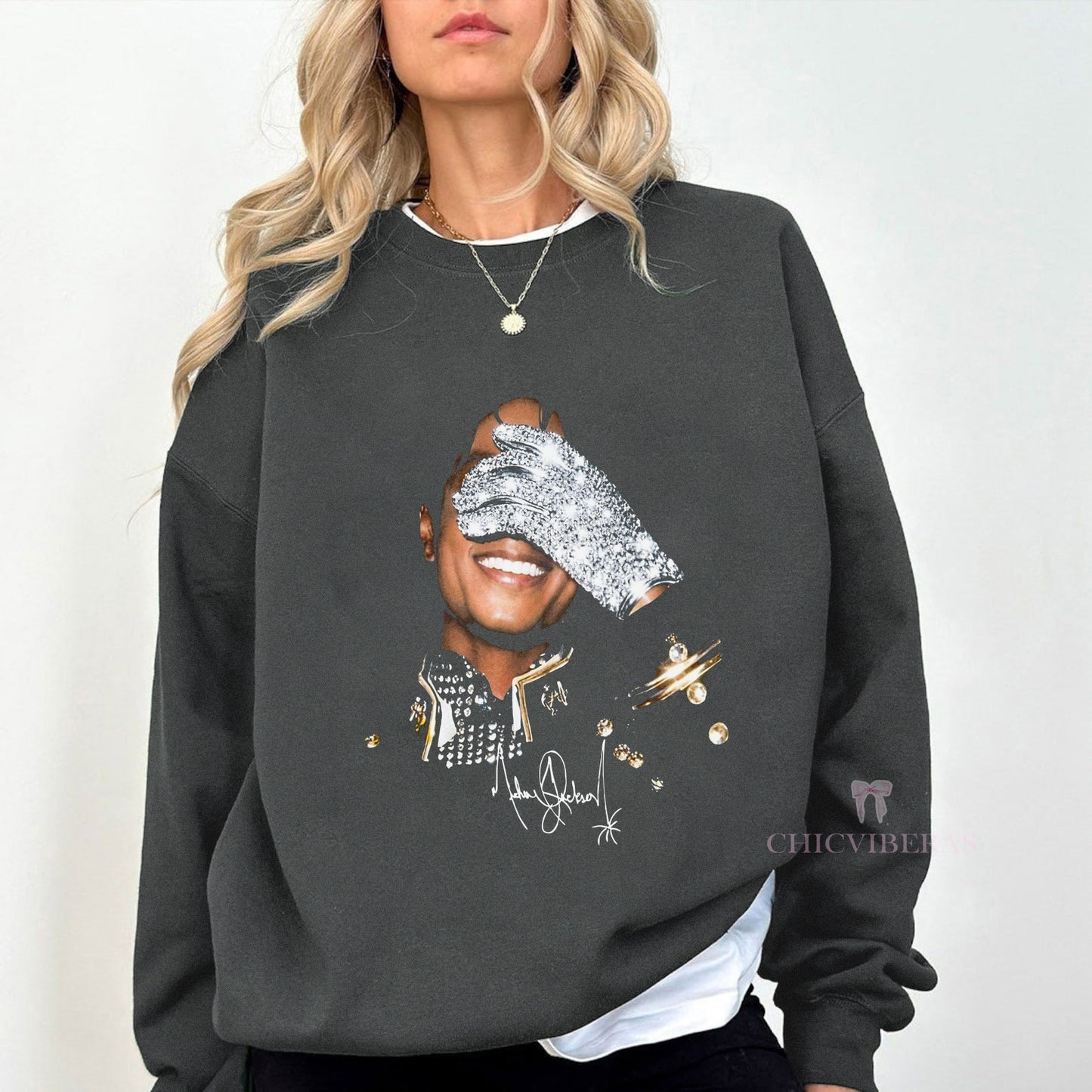 Michael Jackson Bad World Tour 1987 Crewneck