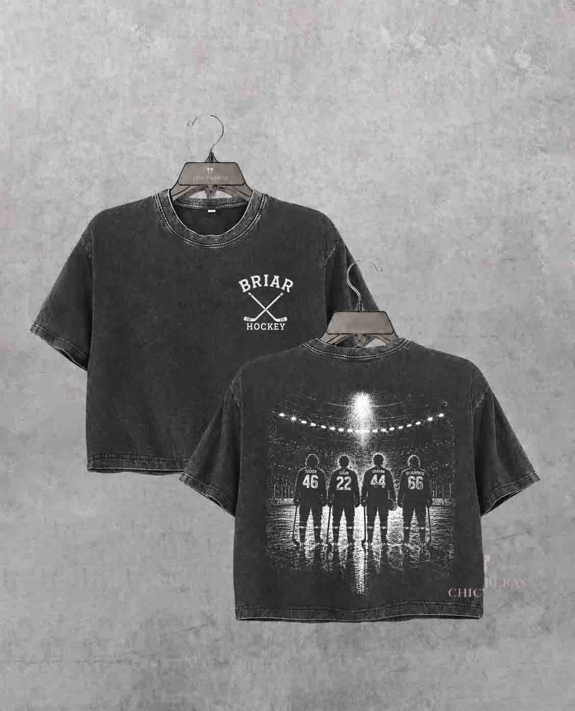 Briar Hockey Campus Inspired Crop Shirt