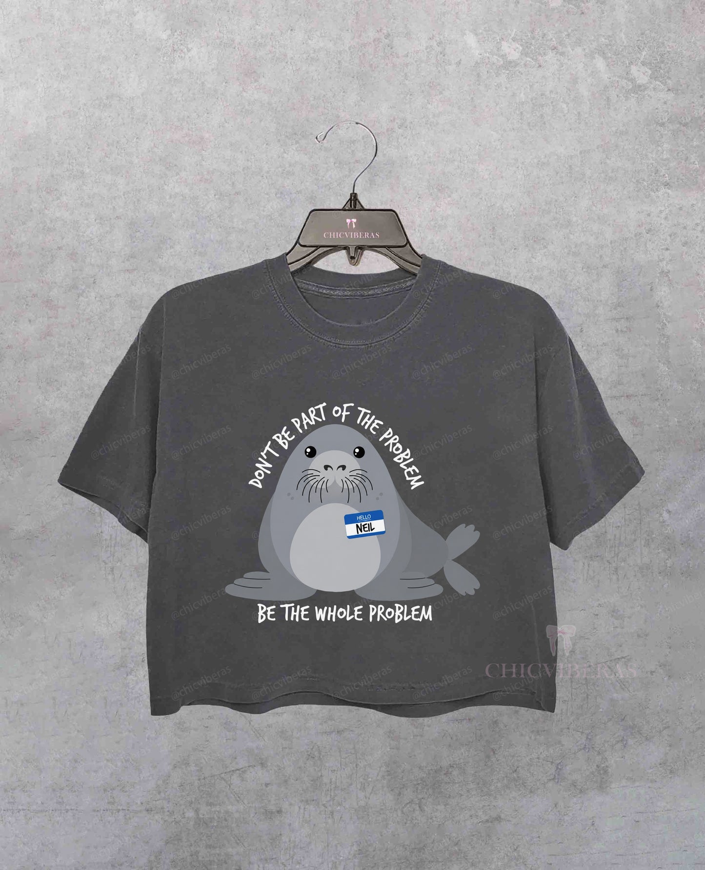 Dont Be Part Of The Problem Crop Shirt