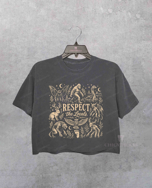 Respect The Locals Crop Shirt