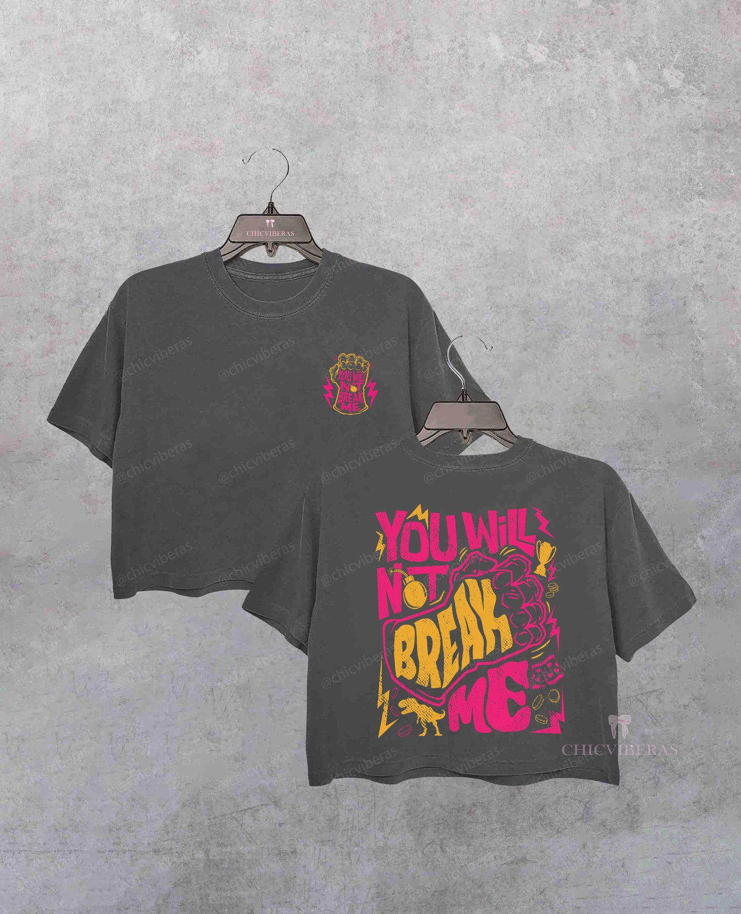 Dungeon Crawler Carl You Will Not Break Me Crop Shirt