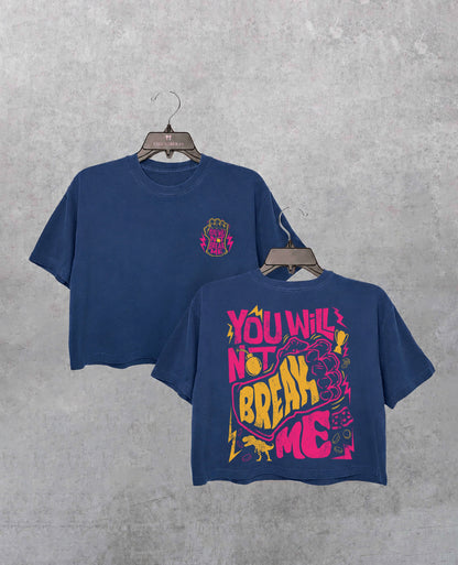 Dungeon Crawler Carl You Will Not Break Me Crop Shirt