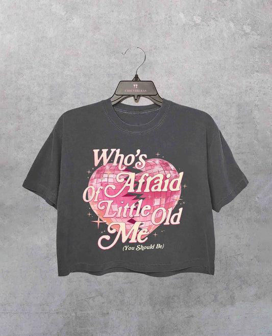 Who's Afraid of Little Old Me TTPD Crop Shirt