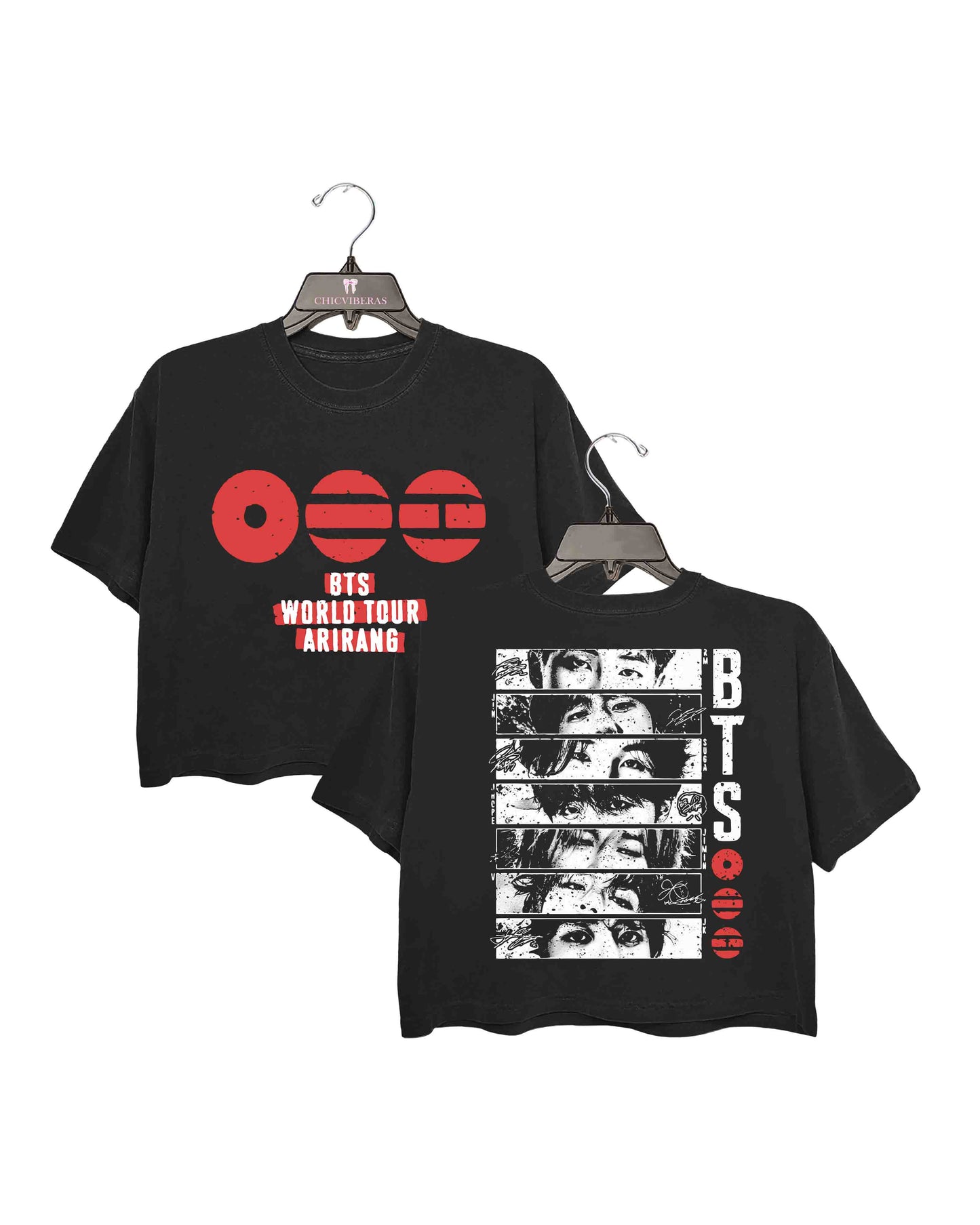 BTS World Tour Arirang K-Pop Crop Shirt