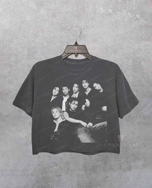 BTS Arirang World Tour 2026 Vintage Crop Shirt