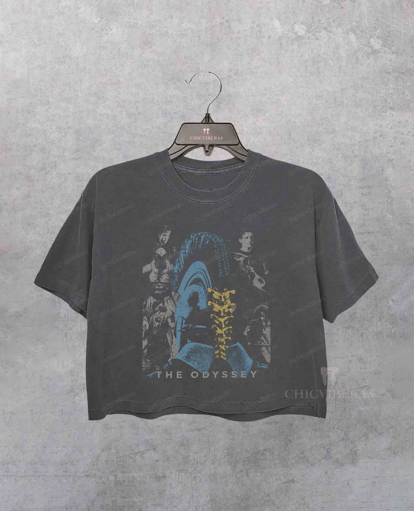 Vintage Graphic 90s The Odyssey Crop Shirt