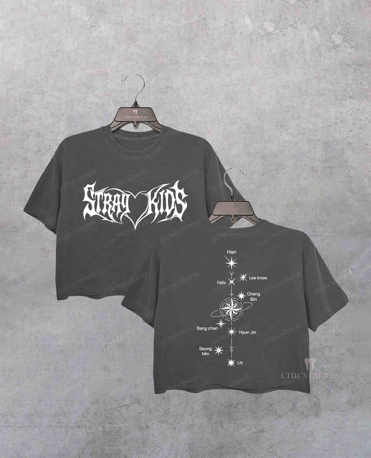 Stray Kids World Tour Run It 2026 Crop Shirt