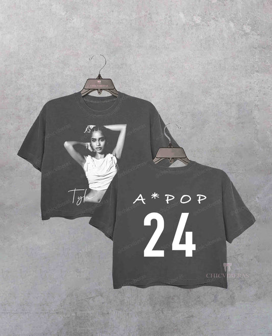 Tyla A*POP Music Crop Shirt