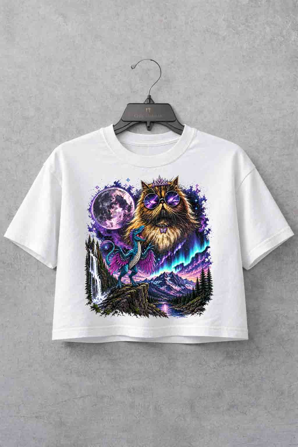 Vintage Princess Donut Dungeon Crawler Carl Crop Shirt