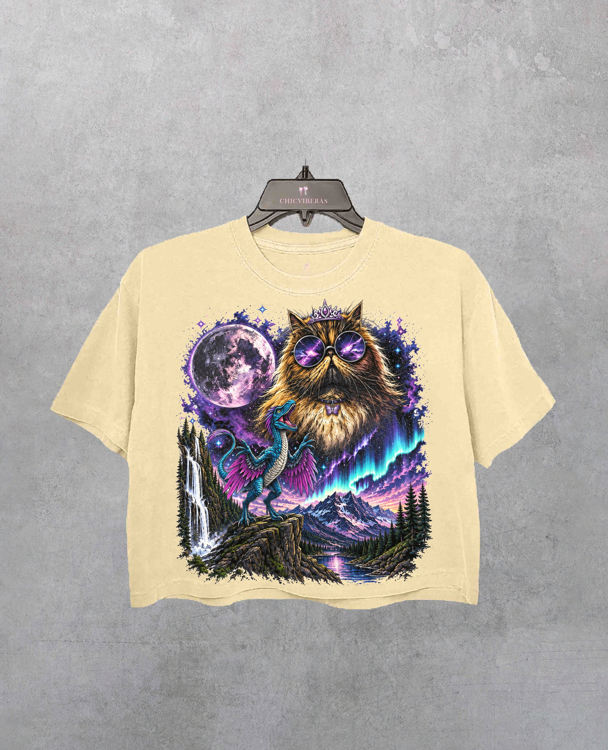 Vintage Princess Donut Dungeon Crawler Carl Crop Shirt
