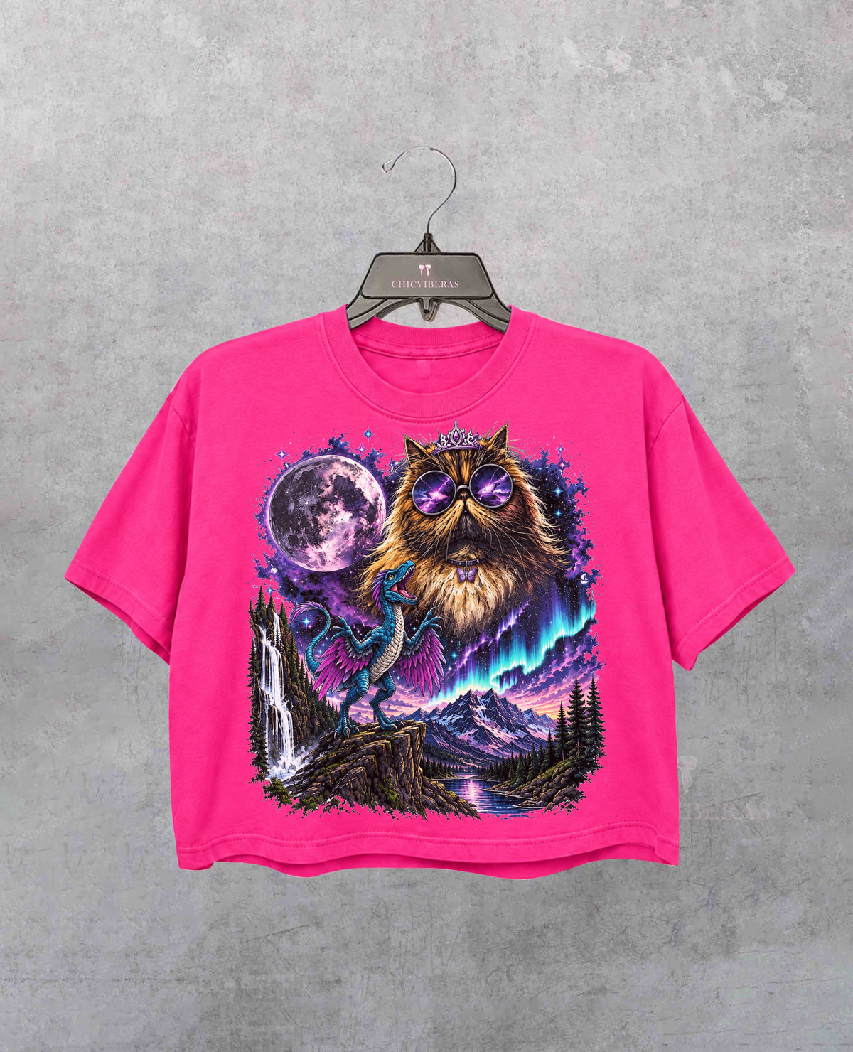 Vintage Princess Donut Dungeon Crawler Carl Crop Shirt