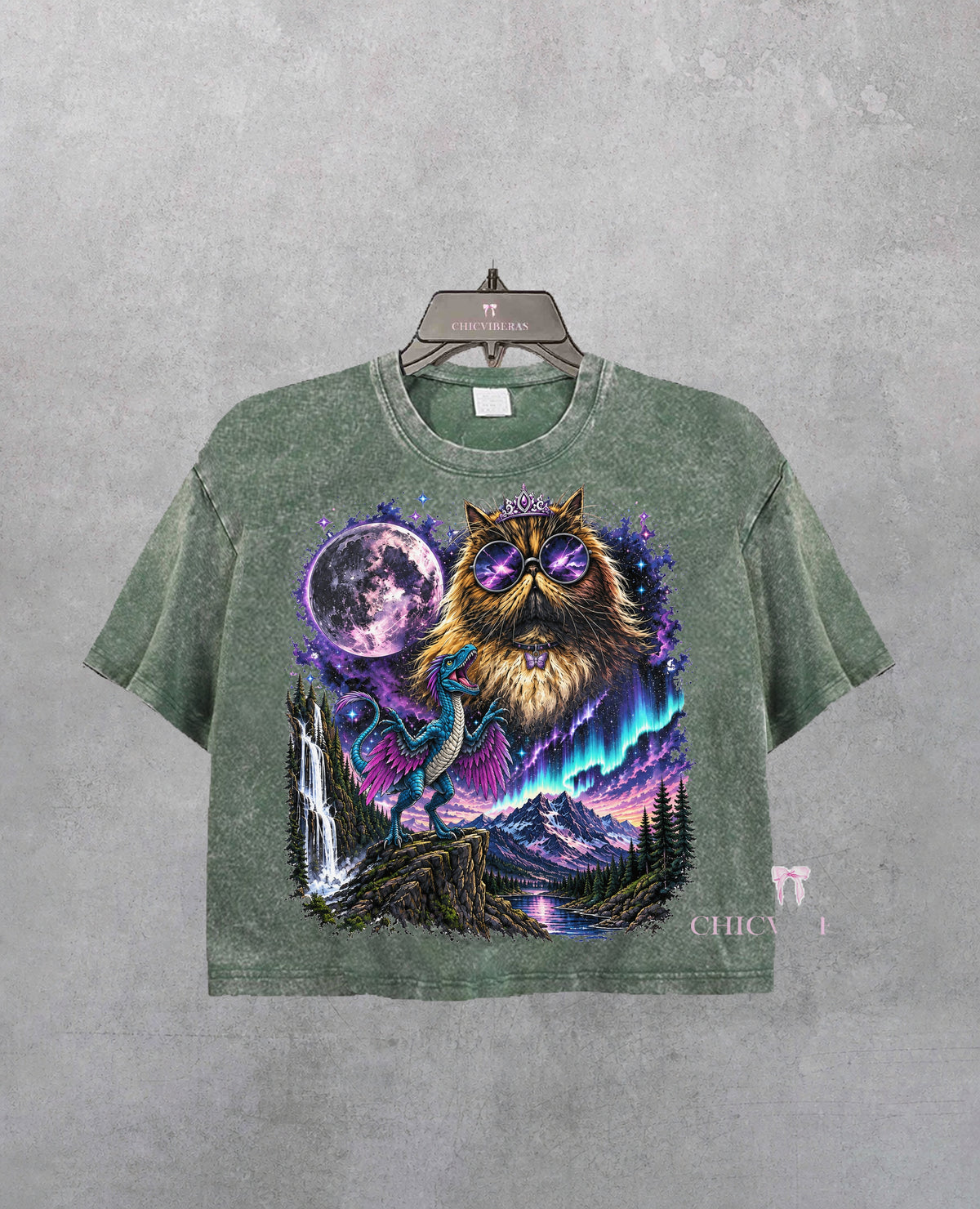 Vintage Princess Donut Dungeon Crawler Carl Crop Shirt