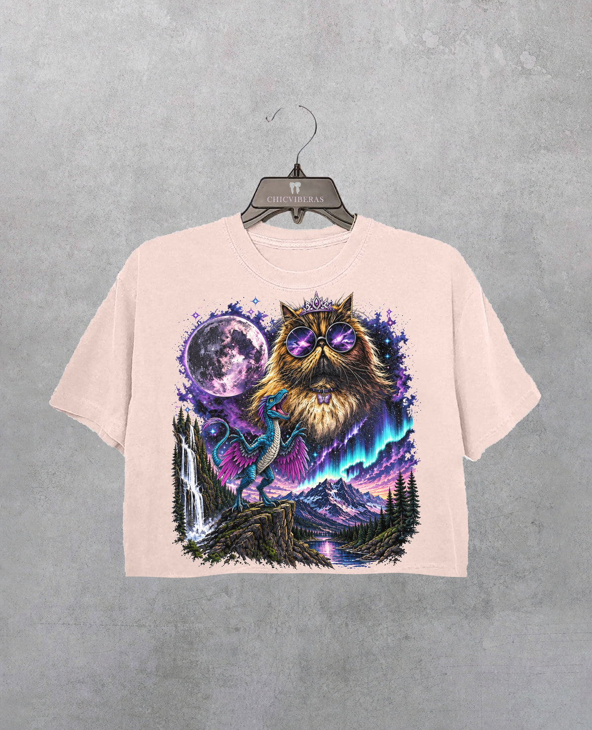 Vintage Princess Donut Dungeon Crawler Carl Crop Shirt