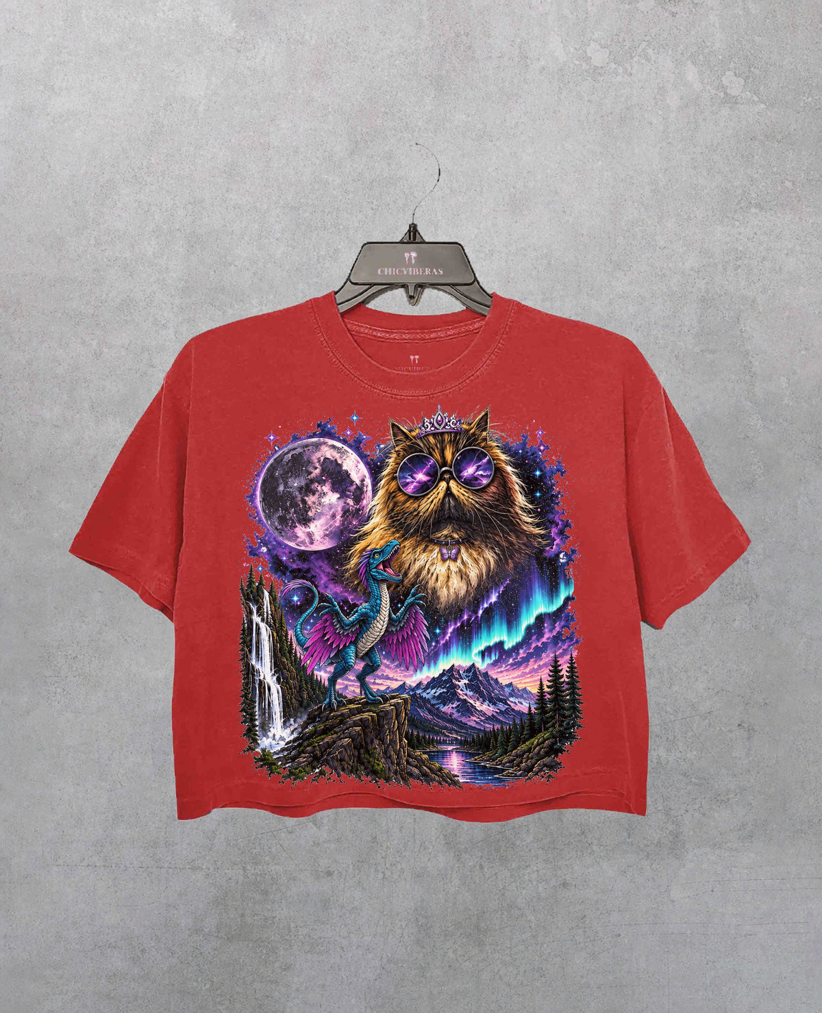 Vintage Princess Donut Dungeon Crawler Carl Crop Shirt