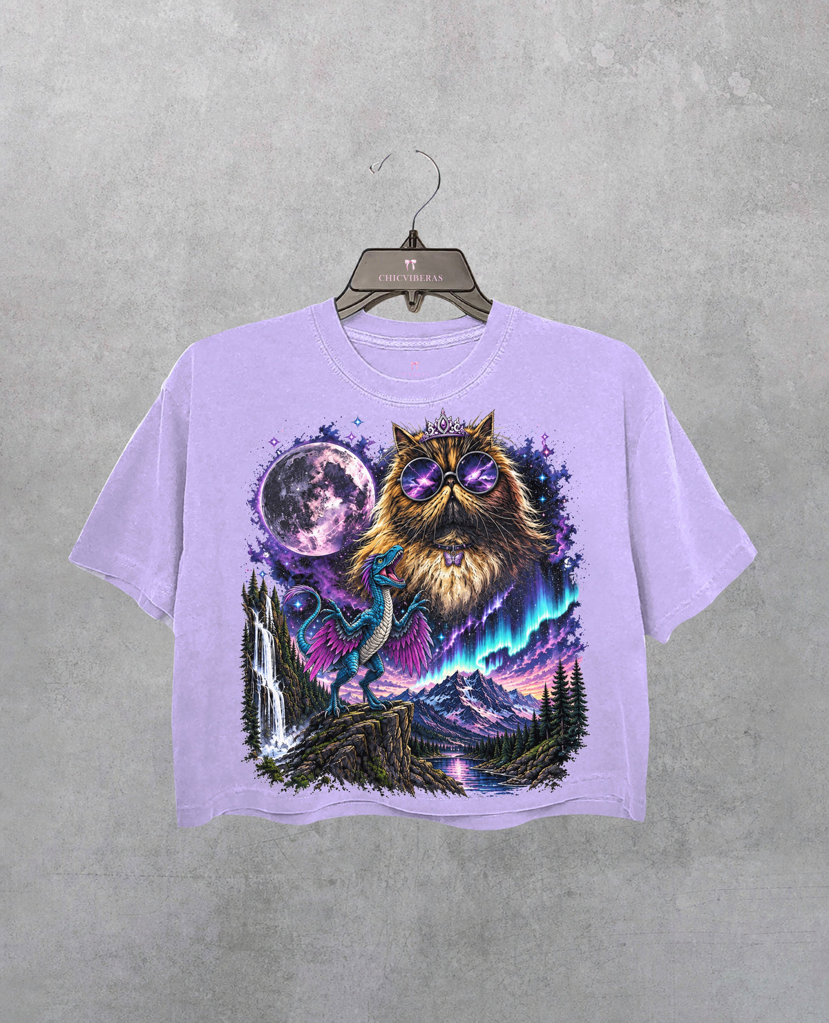 Vintage Princess Donut Dungeon Crawler Carl Crop Shirt