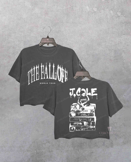 Vintage JC The Fall Off Tours Crop Shirt