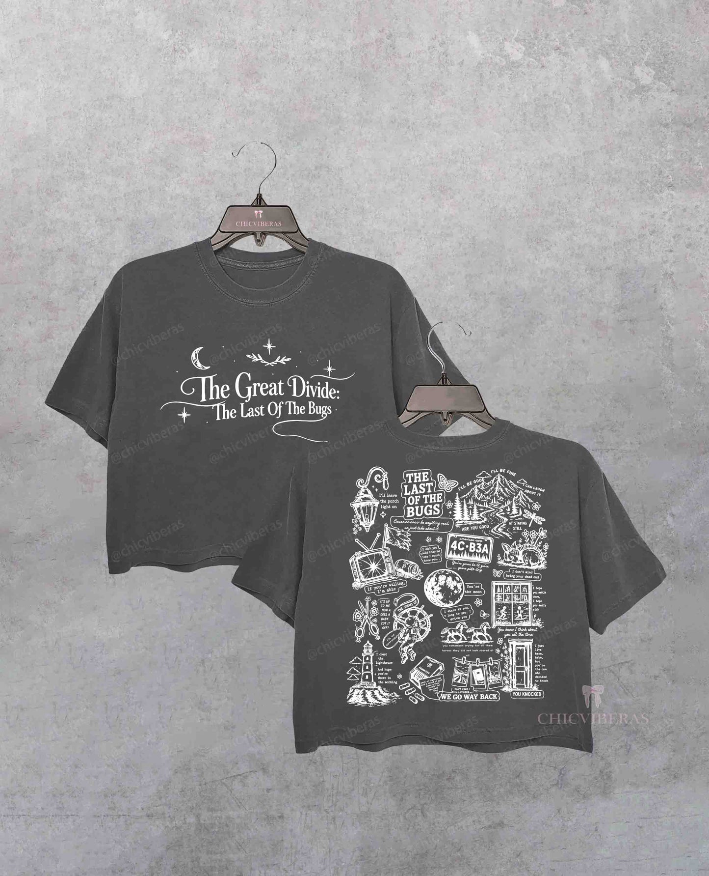 Vintage Indie Folk Music American Country Crop Shirt