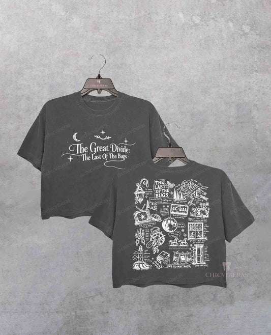 Vintage Indie Folk Music American Country Crop Shirt