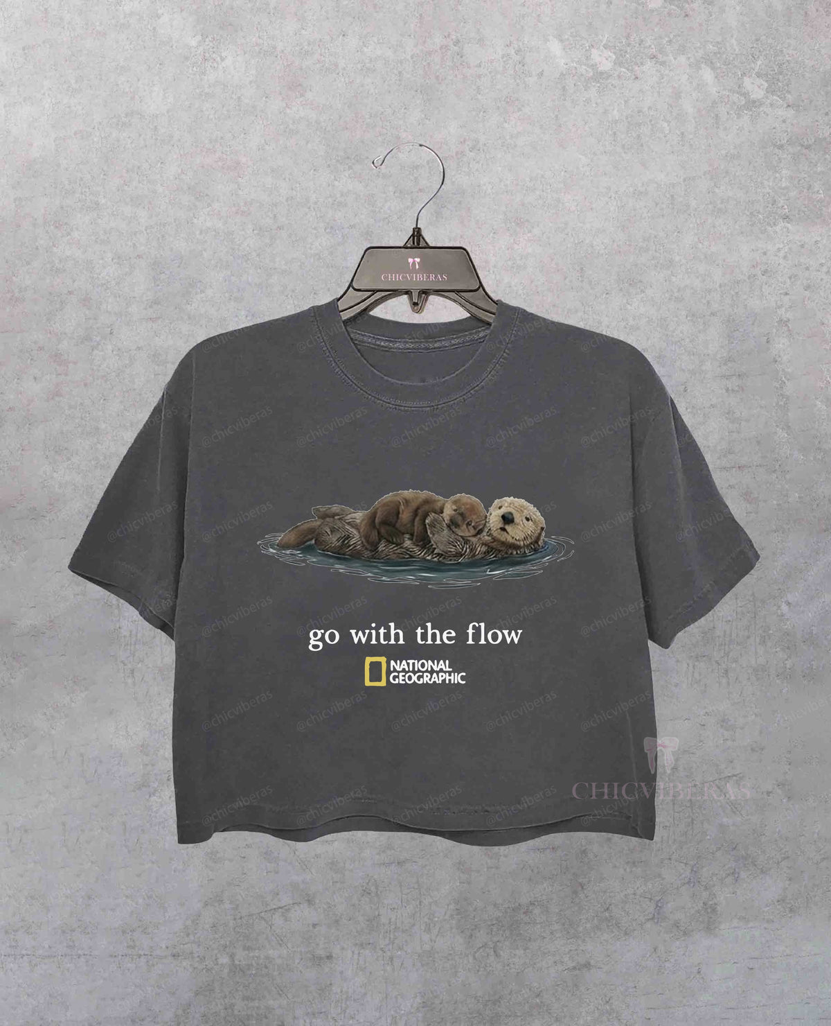 National Geographic Otter Crop Shirt
